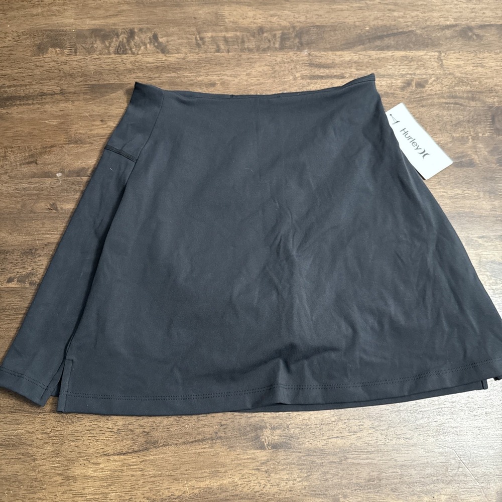 Hurley Skort Active Hiking Running Tennis Skirt Shorts Black NWT Courtside SM S